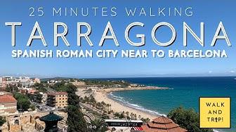 'Video thumbnail for TARRAGONA 25 MINUTOS CAMINHANDO | CIDADE ROMANA PERTO DE BARCELONA | WALK AND TRIP'