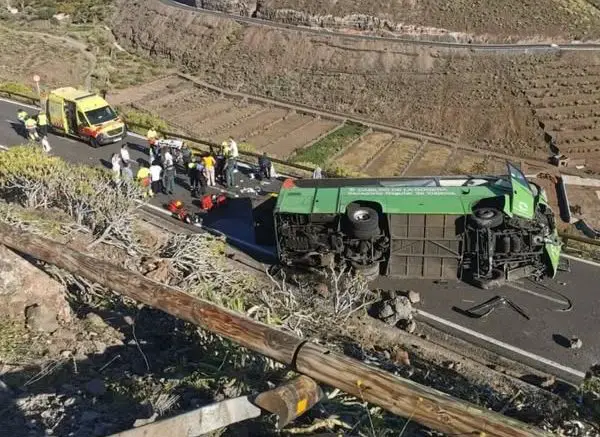 Unfall La Gomera - Busfahren