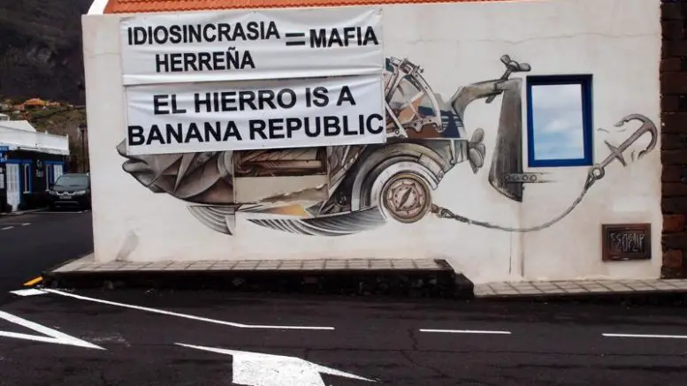 El Hierro - Protestplakat