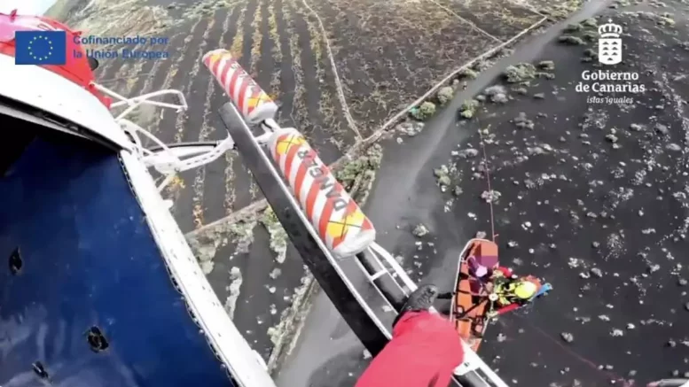 Rettungshubschrauber-Fuencaliente