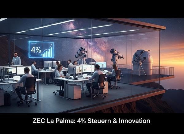 ZEC Sonderzone, Steuervorteile Kanaren, Firmengründung Spanien, 4% Steuern EU, Isla de la Ciencia.