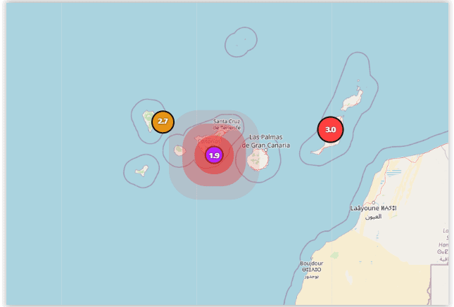 Seismische Aktivitäten