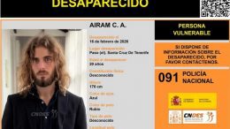 Airam Concepción Afonso, Vermisst La Palma