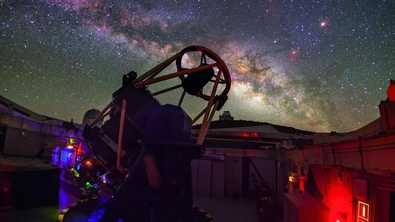 Teleskop auf dem Roque de los Muchachos/ Nachhaltiger Tourismus La Palma META