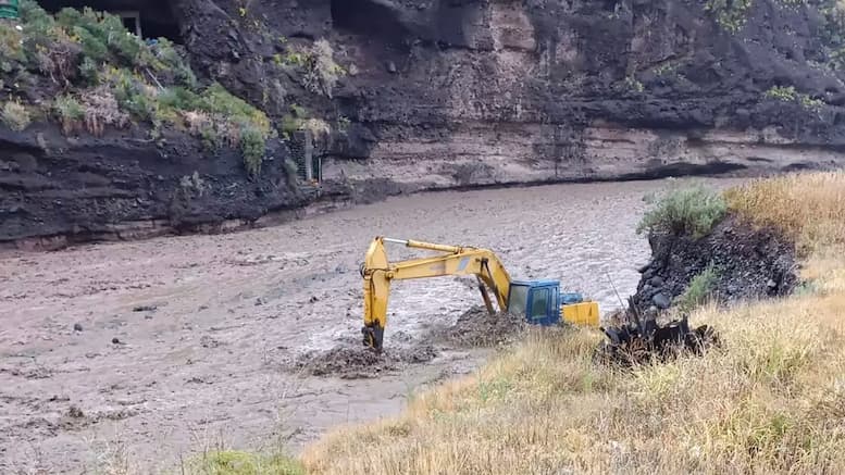 Barranco Las Angustias wird ausgebaggert