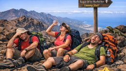 Auf dem Weg zum Roque de los Muchachos Wandern