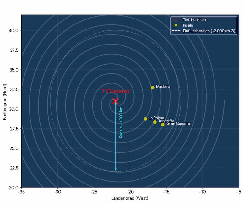 Der GäPunkt des Sturmtiefs Therese