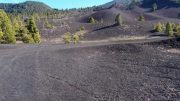 Wandern durch das Lavafeld der Llano del Jable