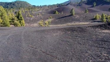 Wandern durch das Lavafeld der Llano del Jable