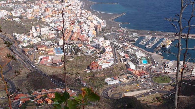 Blick vom Mirador de La Concepción auf Santa Cruz de La Palma
