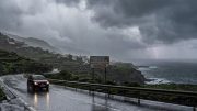 Nasse Straßen/ Unwetter La Palma Therese