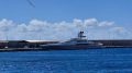 „Capricorn“ – eine 73 Meter lange Luxusyacht im Hafen von La Palma