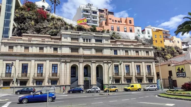 Das alte Hauptpostgebäude in Santa Cruz de La Palma