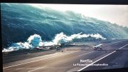 Monster Tsunami erfasst den Flughafen La Palma