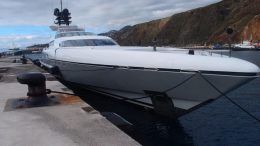 Die Luxus-Yacht Capricorn im Hafen von La Palma Todesfall