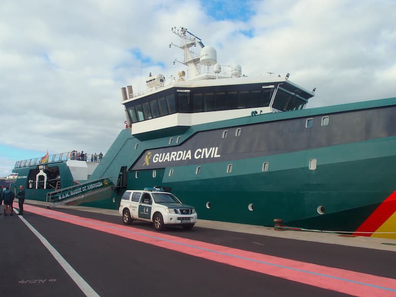 Erst seit 8 Monaten im Einsatz die Duque de Ahumada der Guardia Civil