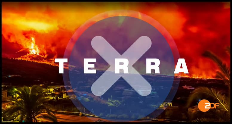 TV Programmankündigung - Vulkanausbruch La Palma Terra X