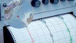 Seismograf zeichnet Erdbeben auf