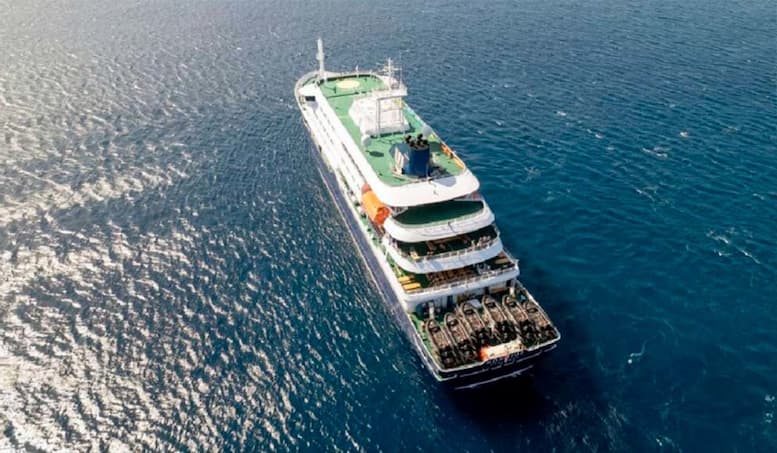 Die MV Hondius mit dem Hantavirus an Bord