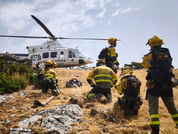 Einsatz der BRIF aus Puntagorda in Festlandspanien