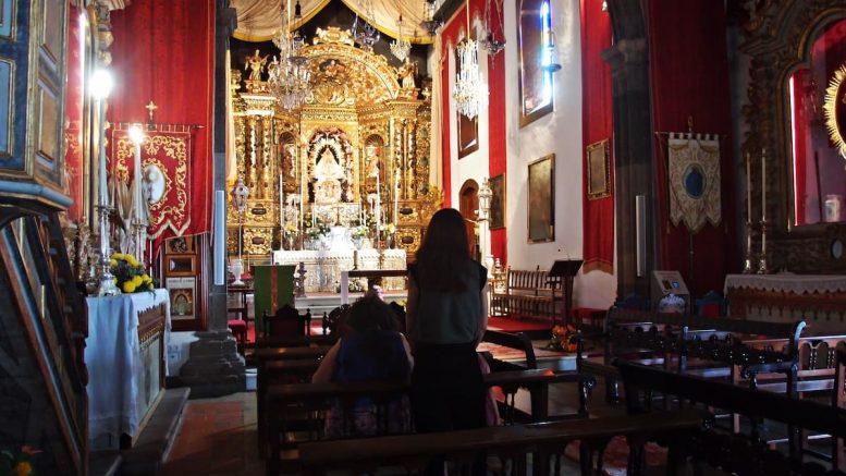 Innenansicht Santuario de las Nieves