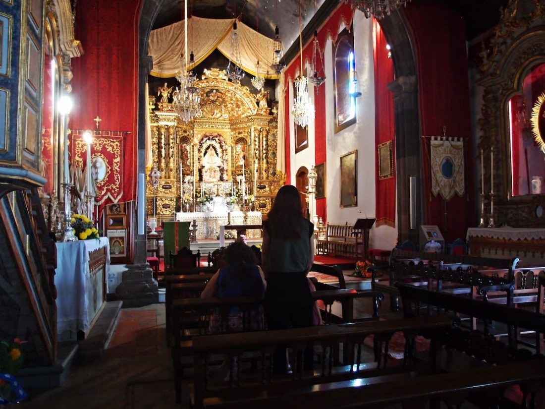 Innenansicht Santuario de las Nieves