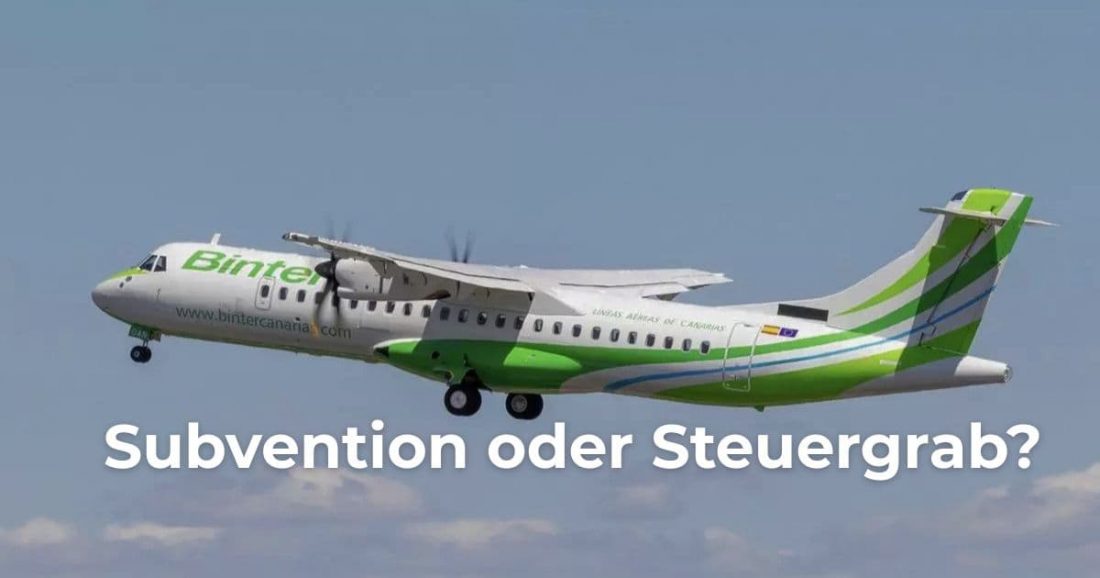 Binter Airlines im Flug