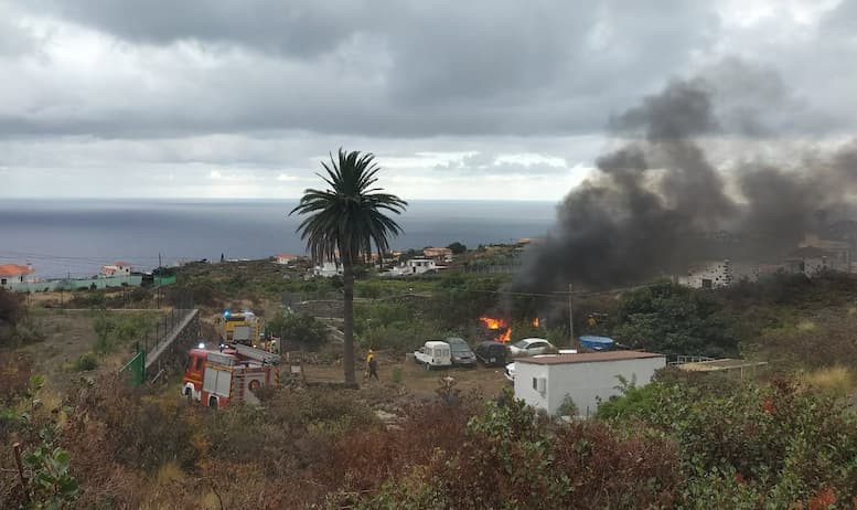 Brand in Mazo