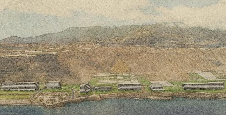 Geplanter Hotelkomplex in Puerto Naos