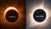 Sonnenfinsternis La palma 75 % und Festlandspanien total