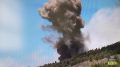 Eine Minute nach Eruptionsbeginn/ Vulkanausbruch La Palma 19. September 2021