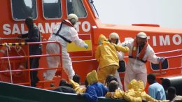Flüchtlingsboot/ Ceuta Krise Migration Kanaren