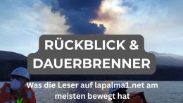 Aufsteigende Vulkanaschewolke über La Palma/ La Palma Themen