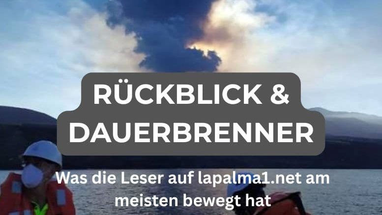 Aufsteigende Vulkanaschewolke über La Palma/ La Palma Themen