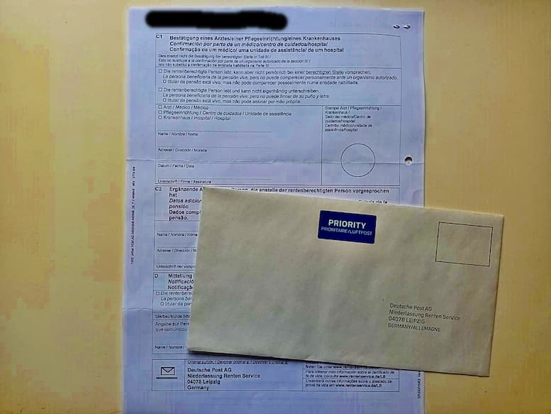 Lebensnachweis/ Rente auf La Palma:
