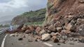 Steinschlag auf der LP-1/ Wandern La Palma Erdrutschgefahr