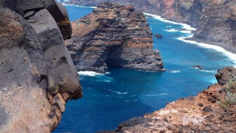 Felsen vor Garafia/ ärmste Gemeinde Kanaren La Palma